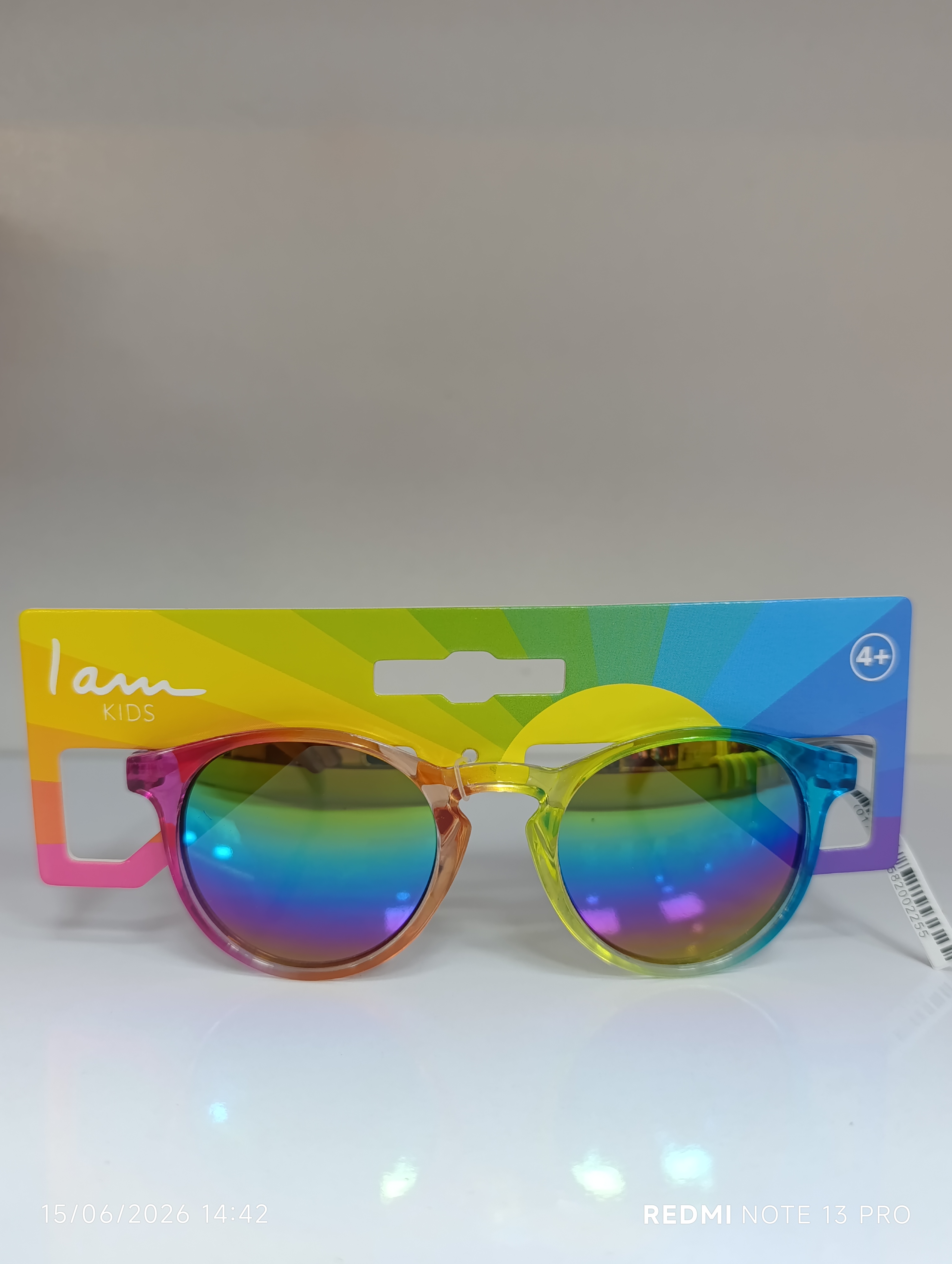 عینک آفتابی بچگانه طرح رنگین کمان/کد9055
